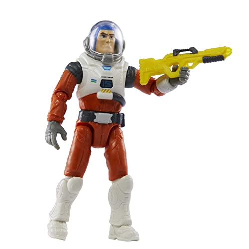 Disney Buzz Lightyear l’Éclair Figurine Articulée Buzz l’Éclair XL-15 (12,7 cm), avec détails authentiques, 12 points d’articulation et 1 accessoire, Jouet Enfant, Dès 4 ans, HJK06