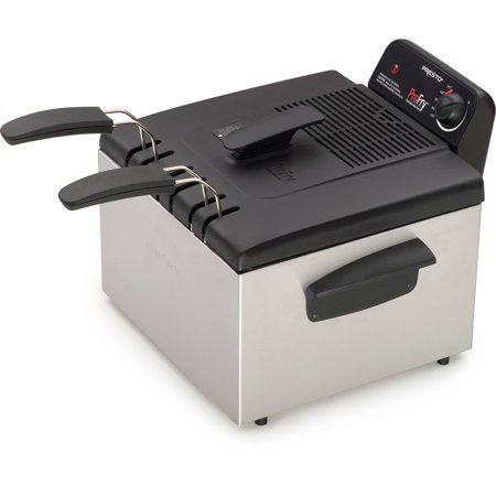 Presto 05466 Stainless Steel Dual Basket ProFry immersion element deep fryer