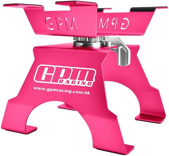 GPM Large Aluminum RC CAR/Truck Stand (Pink)