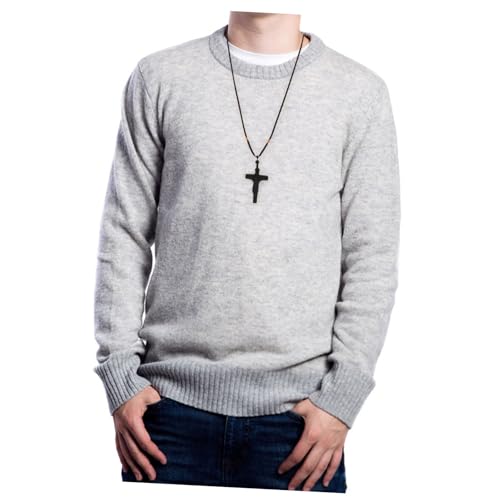 Collier croix en perles légères pour éviter les irritations de peau