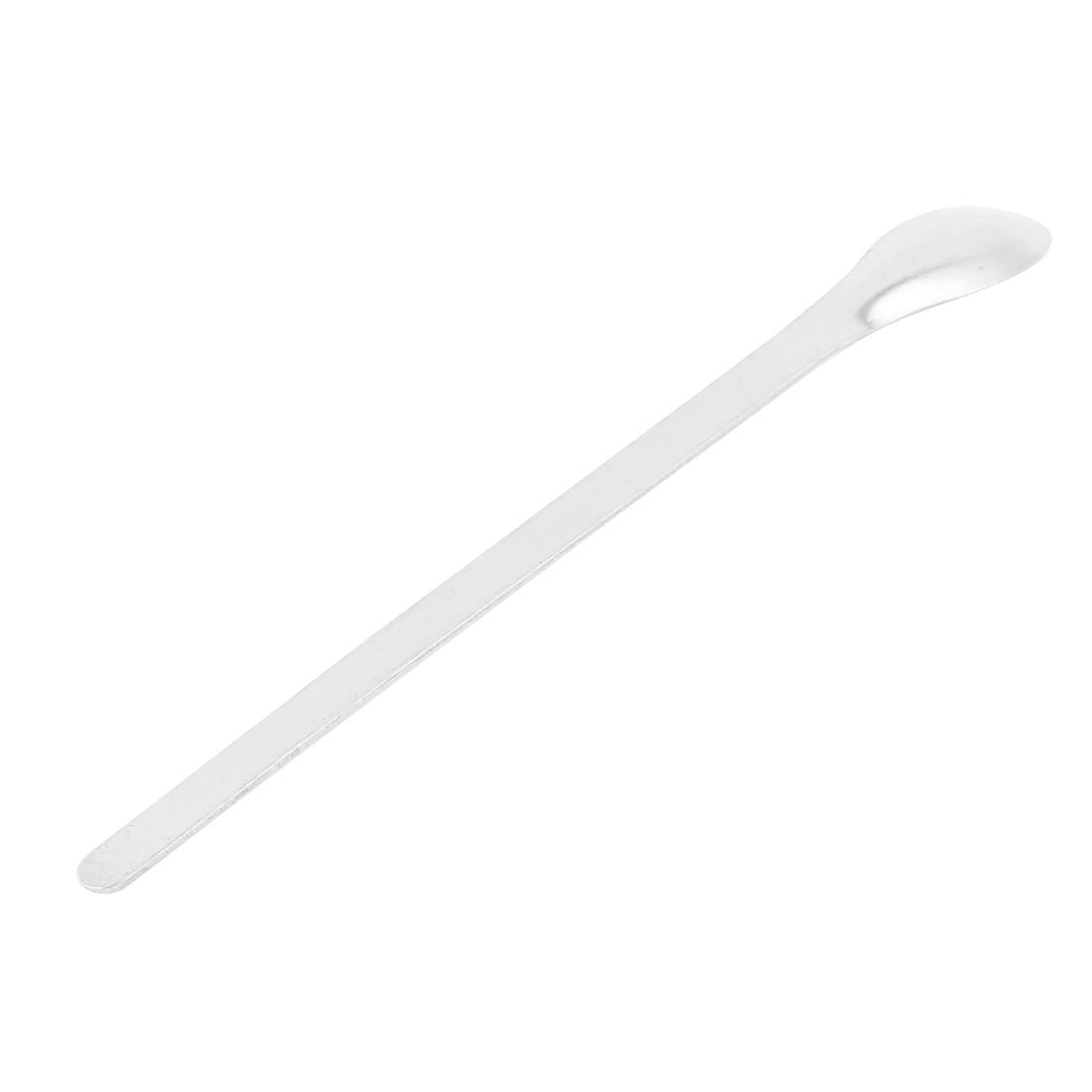 Aexit 5 Pcs Measuring Tools & Scales 16cm Length Singal End Headed Reagent Stainless Steel Cups Sampling Spoon