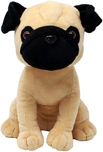 Shelter Pets Stuffed Animals: Ryan - 10" Tan Pug - Based on Real-...