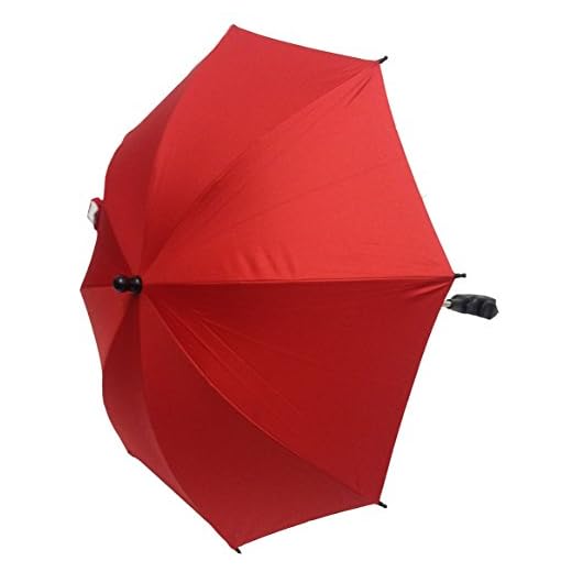 Bebé Sombrilla Compatible con bebe confort Loola, color rojo