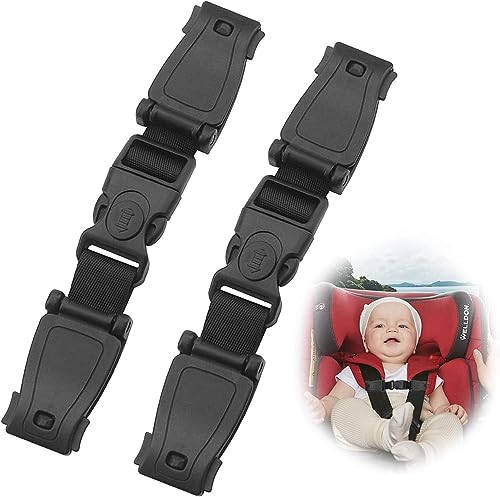 2 Autositz Brustgurt Clip, Kindersicherheitsgurt,Schnalle Gurt für Kinder, Sicherheitsgurt für Autositz,Kinderwagen-Gurte,Kleinkind Einstellbare Sperre Tite Guard für Fahrzeug, Zug, Flugzeug Universal