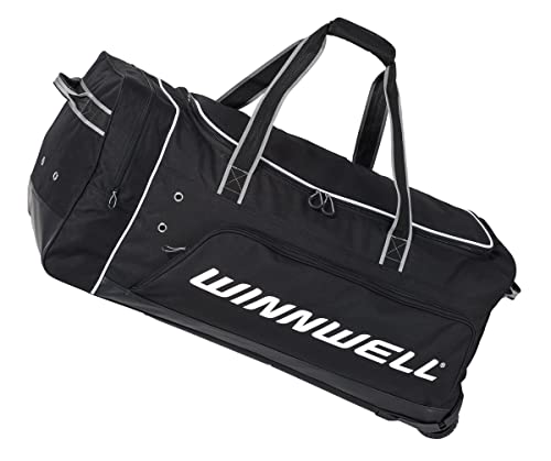 Winnwell Premium Wheel Hockey Bag Black Junior
