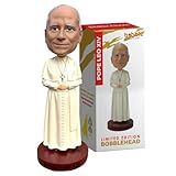 Bobbletopia Pope Leo XIV Bobblehead, First American Pope, Robert Prevost Catholic Gift, Premium Polyresin Collectible Figurine, 8 Inches, World Leaders Series