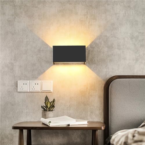 Applique murale LED 24W IP65 luminaire extérieur intérieur blanc