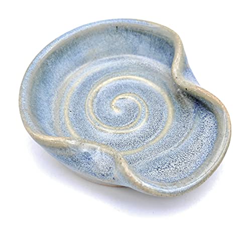 Teaspoon-Rest-MINI-Ceramic-Spoon-Rest-in-Opal-Blue 41FXPI6ZhQL