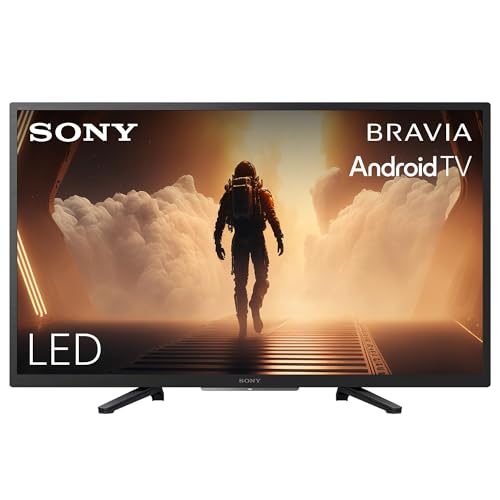 Sony KD-32W800 BRAVIA 81cm (32 Zoll) Fernseher (Android TV, 2K HD, High Dynamic Range (HDR), Smart TV, 2021 Modell), Schwarz