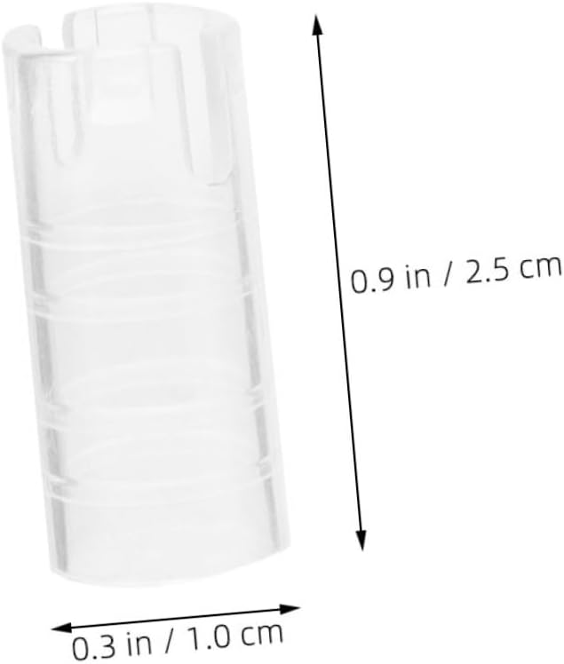 10pcs Transparent Vial Opener Tool Protective Sleeve Non- Breaker for Easy Handling of Glass for Home Use and Safe Disposal