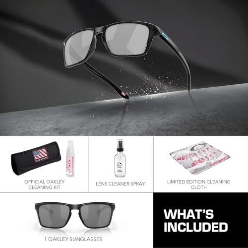 Image of Oakley SYLAS OO9448 Rectangle Shape Sunglasses With Official Eyewear Kit | Men's Sunglasses