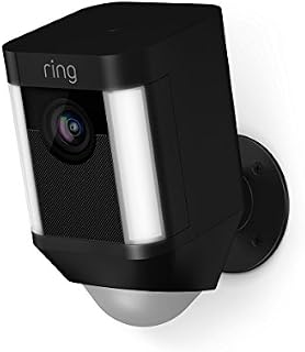 Certified Refurbished Ring Spotlight Cam Battery HD Security Camera with Built Two-Way Talk