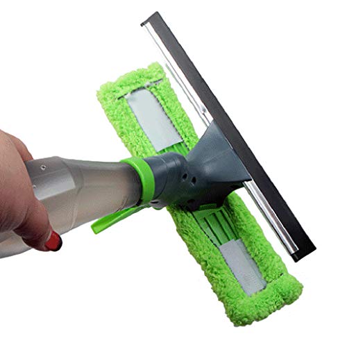 3 em 1 Janela spray de limpeza raspador frasco de spray limpador pano de microfibra Pad Vidro da lim