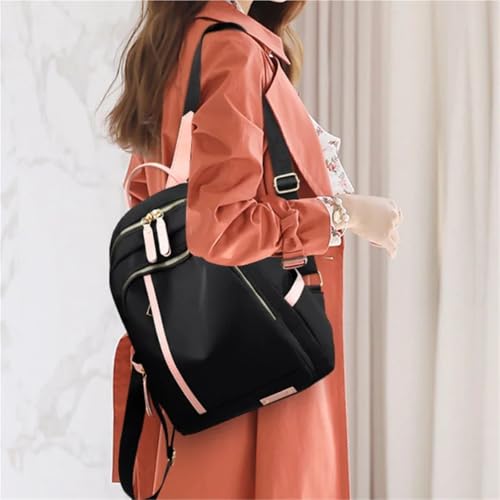 Women's Backpacks Large Capacity Color Matching Travel Backpack Lightweight Backpack Travel(Khaki)3