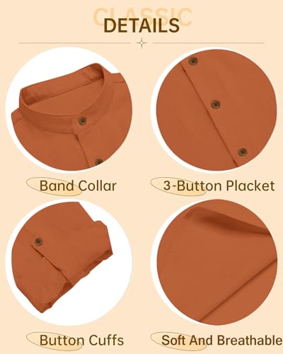 Image of Zombom Cotton Polyester Blend Solid Casual Regular Fit Mandarin /Chinese Collor Short Kurta for Men