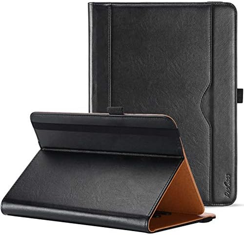 ProCase Universal Tablet Case 9-10 inch, Universal Stand Folio Tablet Case Protective Cover for 9" 10.1" Touchscreen Tablet with Adjustable Fixing Band and Pen Holder -Black