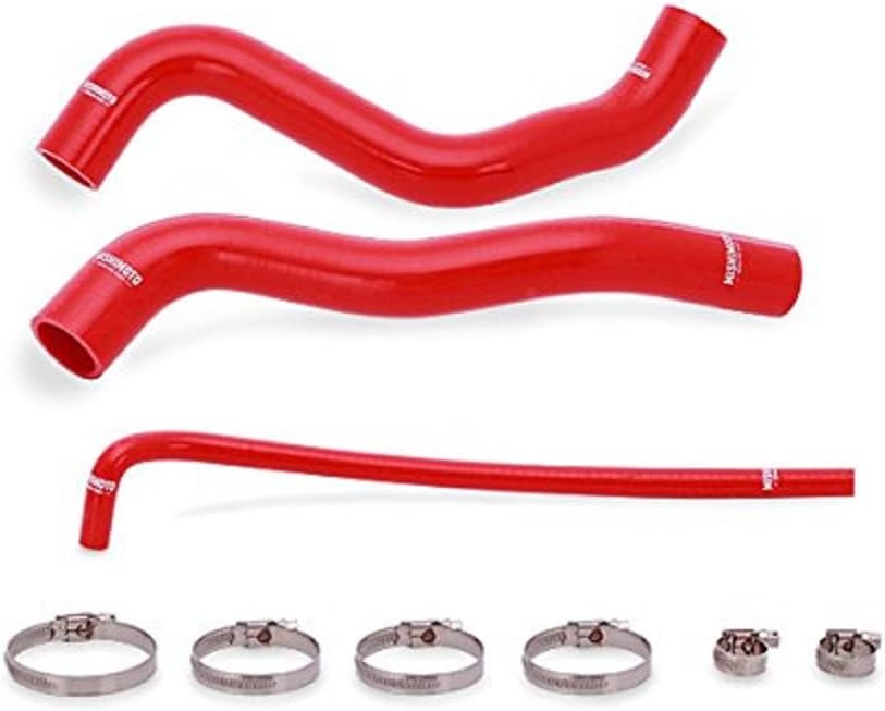 Mishimoto MMHOSE-CSS-12RD Silicone Radiator Hose Kit Compatible With Chevrolet Camaro SS 2012-2015 Red