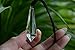 Natural Tibet Himalayan High Altitude Clear Crystal Quartz 12 Sided Facet 1.77 Inch Vogel Style Wand Point Pendant Healing Reiki Healing Y