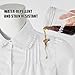 LOLANTA Long Sleeve Uniform Shirts for Girls Baby Collar Shirt Girls White Collared Dress Outfit(White/Doll Collar,5-6 Years)