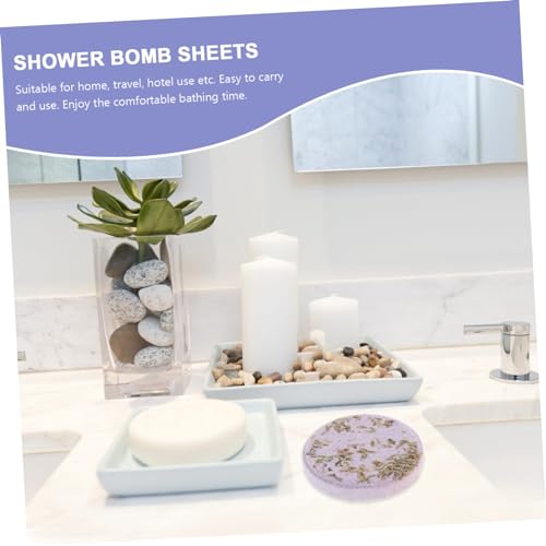 MERRYHAPY 6Pcs Folhas Comprimidos de banho de aromaterapia essential elementar pastilhas de aromater