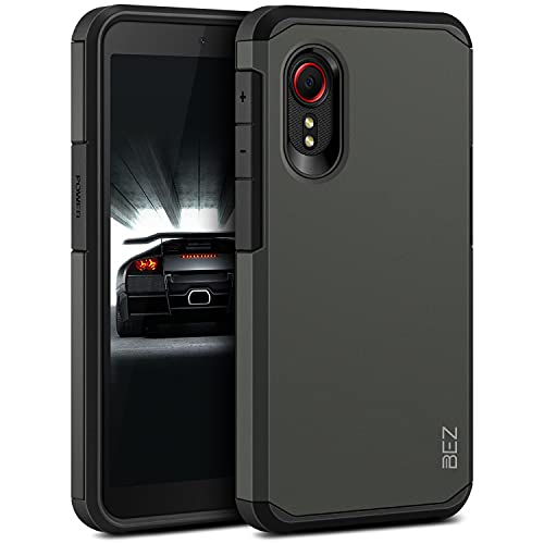 BEZ Case for Xcover 5 Case, Samsung Xcover 5 Case Cover, Compatible with Samsung Galaxy Xcover 5, Phone Case Shock Absorbing, Heavy Duty Tough Dual Layer, Grey