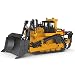 fisca 1/50 Diecast Bulldozer Model Metal Construction Vehicle Toy
