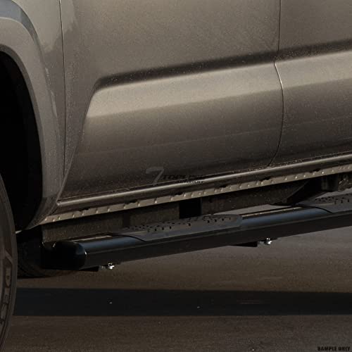 4" Oval Black Side Step Nerf Bars Rail Running Boards For 97-03 Ford F150 / 2004 Heritage / 97-99 F250 Light Duty Super (Extended) Cab #TOP6