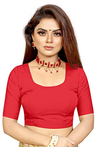 BARKIYA CREATION Women's Fashion Net Fabric Saree With Unstitch Blouse Piece