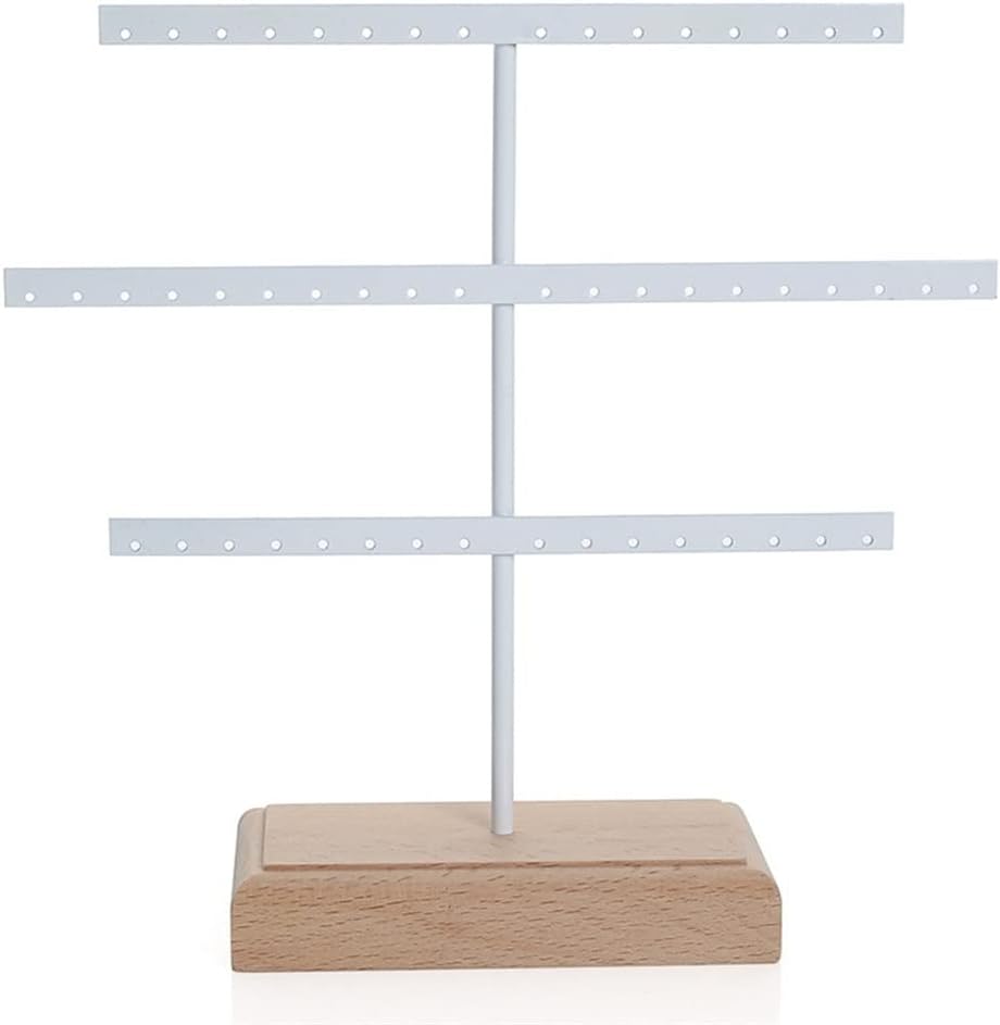 52 Hook Earring Jewelry Organizer Hanging Holder Necklace Display Stand Box Rack Hanger(E)