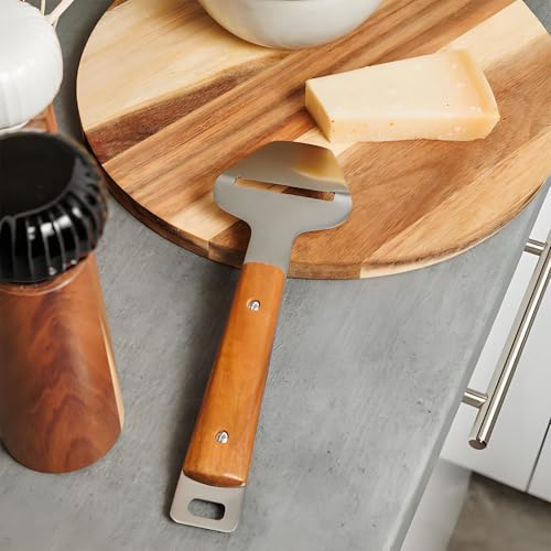 Image of Cheese Slicers for Block Cheese, Handheld Plane Butter Cutter for All Types Of Cheeses, Non Stick Cheese-Peeler Stainless Steel, Durable Kitchen Cooking