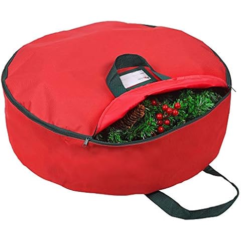 Primode Weihnachtskranz Aufbewahrung, Kranz Aufbewahrungstasche 76.2cm Girlande oder Weihnachtskranz Cover