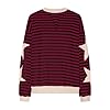 Piuwrlz womens oversized shirts Oversized Striped ... #4