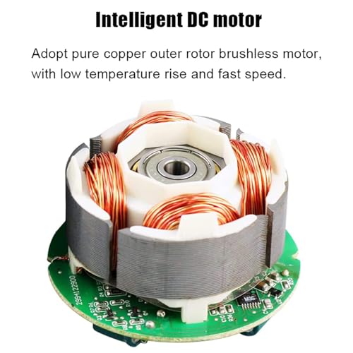 Ventilador conducto pequeño ajustable de 18W con extractor de aire 5