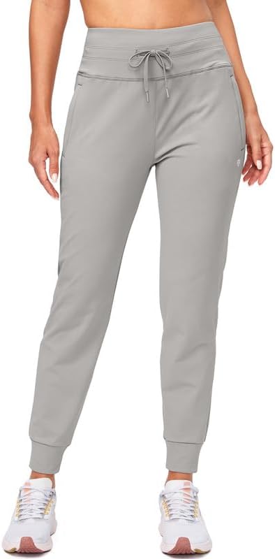 G Gradual Women's Fleece Lined Joggers High Waisted Water Resistant Thermal Winter Sweatpants Running Hiking Pockets - Image 2