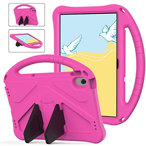 YRH for Lenovo Tab TB311FU 10.1 inch Case 2025, Kids EVA Shockproof Handle Stand Cover for Lenovo TB311XU 10.1'', Pink