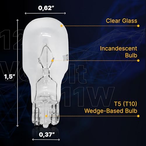 Diximus DEMOO 12 Volt 11 Watt Low Voltage Landscape Bulb Compatible with Malibu ML11W4C Replacement (10 Pack)