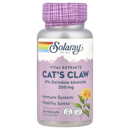 Solaray Cat's Claw 200mg | Uña Gato | 30 VegCaps