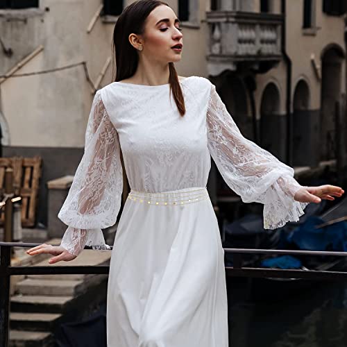 إكسيفور سلسلة خصر معدنية للنساء والفتيات، حزام ربط للجسم قابل للتعديل، مجوهرات عصرية للبطن 4 قطع، سلسلة خصر للبطن، مجوهرات صيفية للجسم والشاطئ للجينز والفساتين (ذهبي)