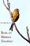 Birds of Madeira Checklist - Kiwi Blank Books 