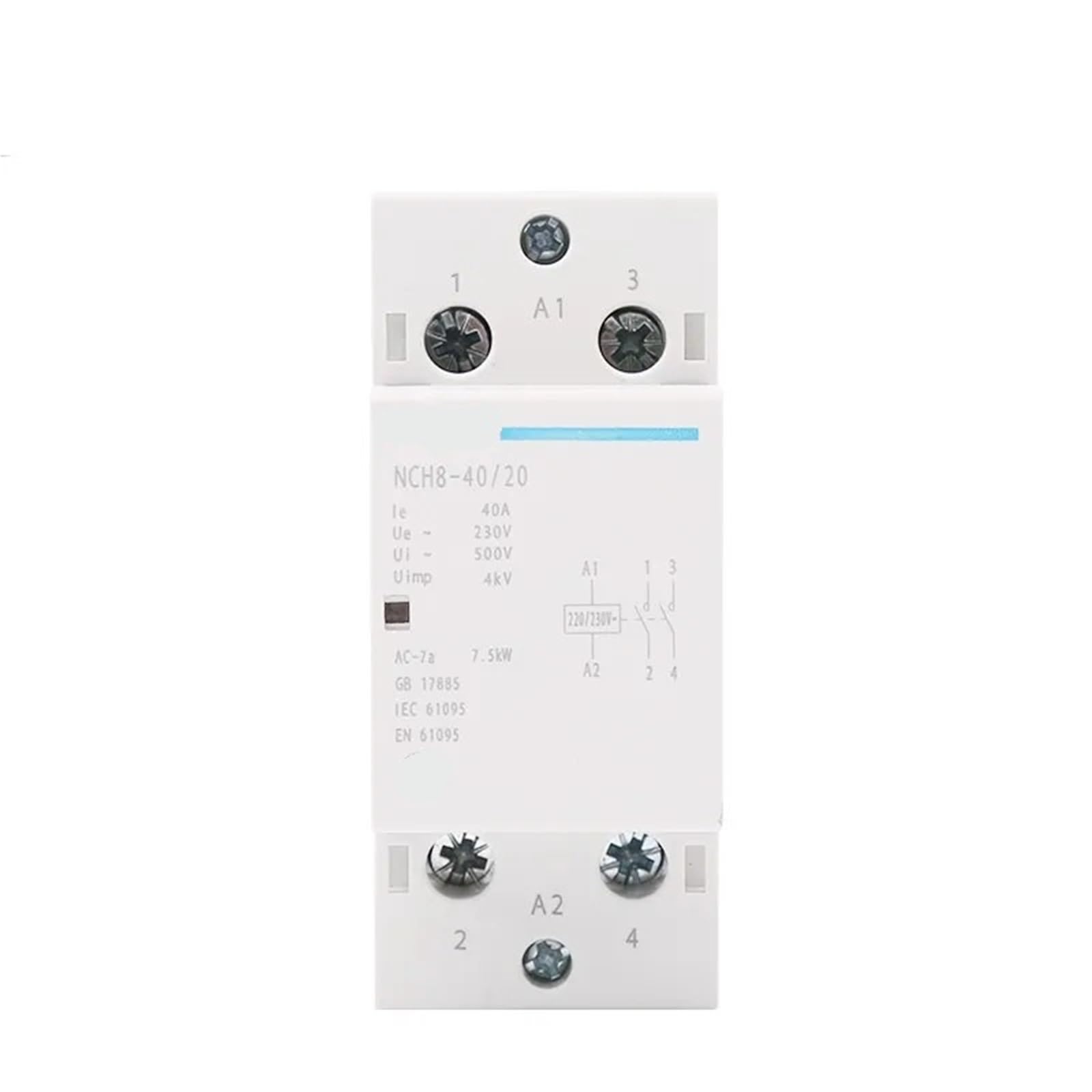 Contacteur CA NCH8 pour automatiser le chauffage 2P 230V
