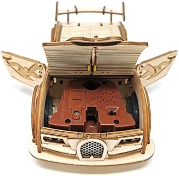 Think Gizmos TG905 Wooden Racing Car Model Car - Build Your Own