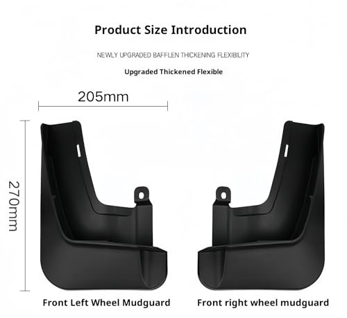 Guardabarros para Tesla Model X 2023 proteja la pintura contra salpicaduras en neumáticos de coche 6
