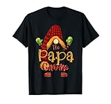 Papa gnome christmas pajamas matching family group T-Shirt