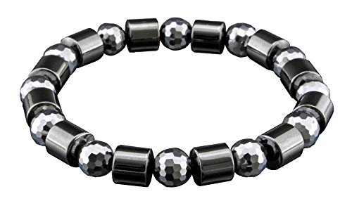 ハイリッチ ブレスレット テラヘルツ/ヘマタイト 内周:約17cm テラヘルツ ヘマタイト健康ブレス BL-2181