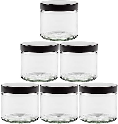 Glas Tiegel Set 2x 250ml Mit Schraubverschluss - Cremetiegel Apothekerglas Inkl. Etiketten