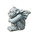 Toonshare Gargoyle Statue, Small Gargoyle Garden Statues Outdoor, Sitting with Hands on Knees Ghost Stone Statue, Gothic Garden Guardian Sculpture for Indoor Outdoor (A)
