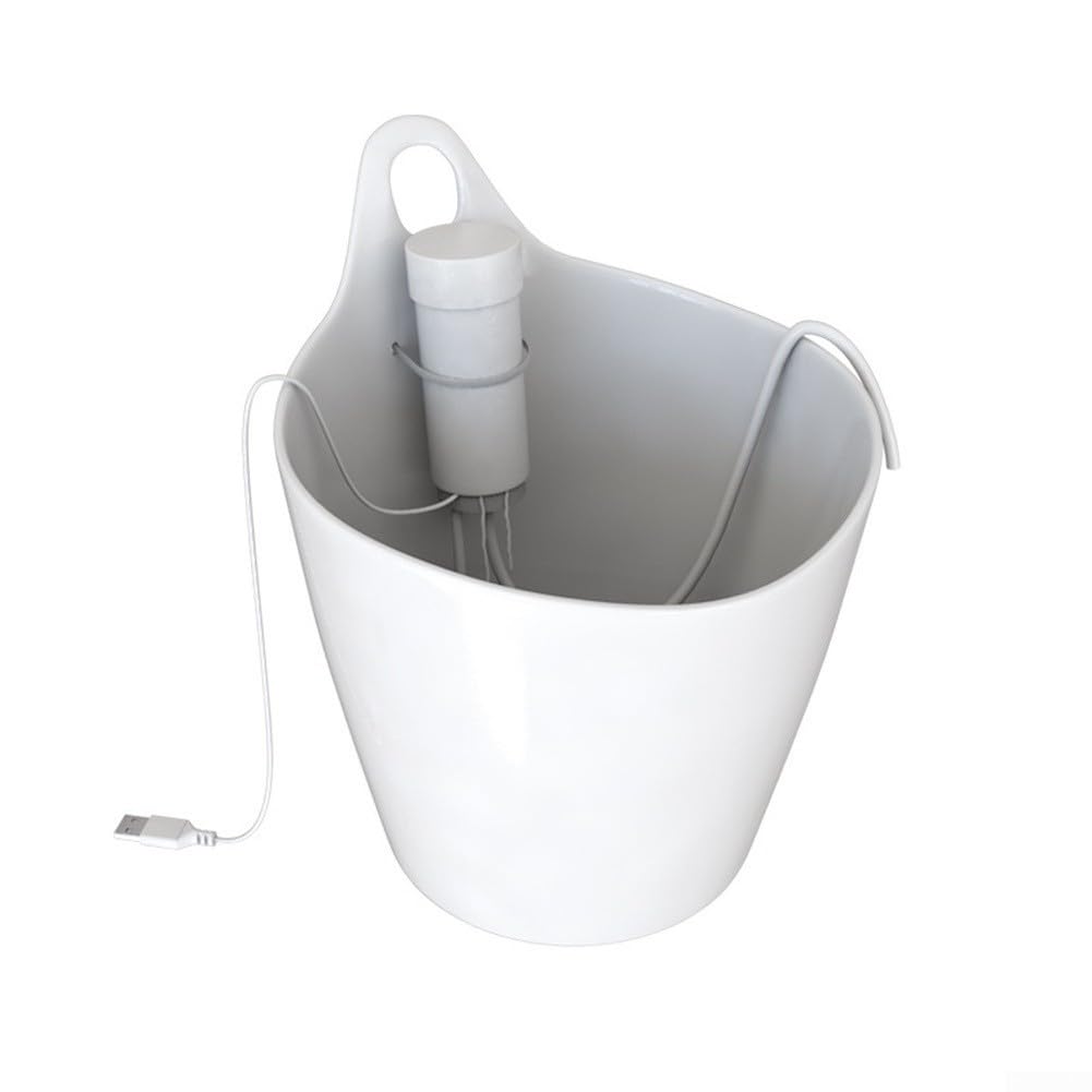 Pompe de drainage USB pour climatiseur, système silencieux d'élimination des condensats avec 5 V, 15 m, débit 450 ml/min pour unités AC 1-3P, kit d'installation (8 m)