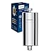Philips Water Inline-Duschfilter mit 1 Ersatzkartusche – 50.000 L Kapazität, reduziert Chlor um bis zu 99%, passend für alle Standardschläuche und -armaturen, Chrom