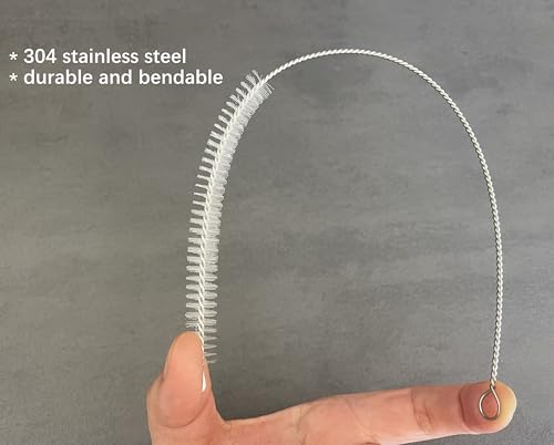 5 Stück 30cm Strohhalm Bürste Trinkhalmbürste extra lang Reinigungsbürste Röhrchenbürste