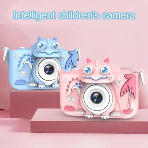 Maquina Fotográfica Infantil Digital Tira Foto De Verdade hd com Cartão de Memória de 32 GB (Dragão